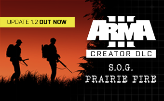 Arma 3 Creator DLC: S.O.G. Prairie Fire Update 1.2 & Sale